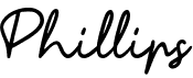 preview image of the Phillips font