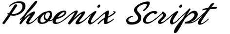 preview image of the Phoenix Script FLF font