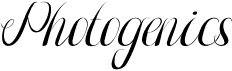 preview image of the Photogenics font