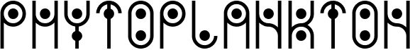 preview image of the Phytoplankton font