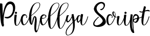 preview image of the Pichellya Script font