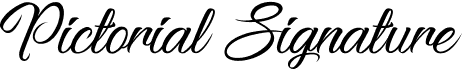 preview image of the Pictorial Signature font