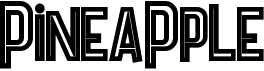 preview image of the Pineapple font