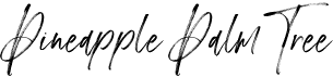 preview image of the Pineapple Palm Tree font