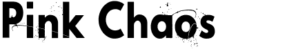 preview image of the Pink Chaos font