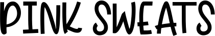 preview image of the Pink Sweats font