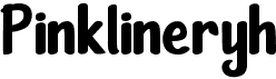 preview image of the Pinklineryh font