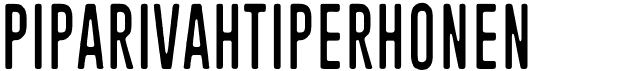 preview image of the Piparivahtiperhonen font