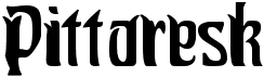 preview image of the Pittoresk font
