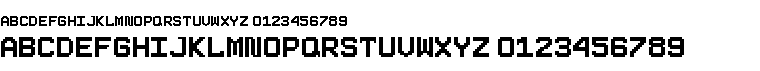 preview image of the Pixeboy font
