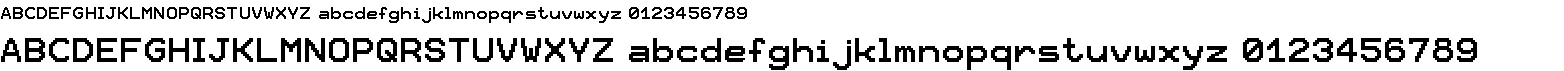 preview image of the Pixel 12x10 font