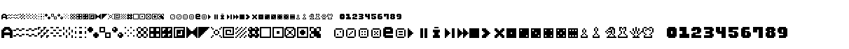 preview image of the Pixel Dingbats-7 font