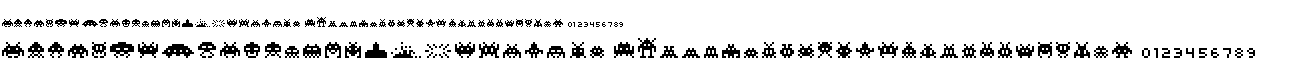 preview image of the Pixel Invaders font