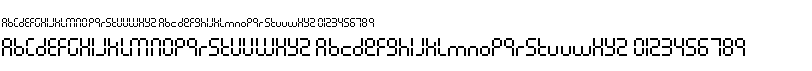 preview image of the Pixel lcd machine font