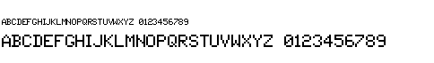 preview image of the Pixel Tandysoft font