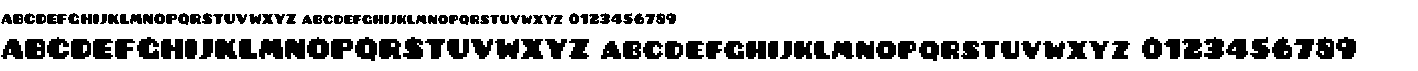 preview image of the Pixelated Pusab font