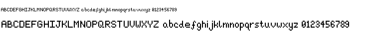 preview image of the Pixeljosh6 font
