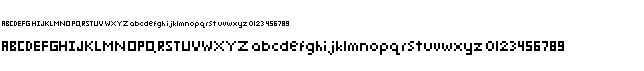 preview image of the PixelMix Micro font