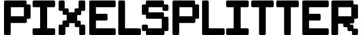 preview image of the PixelSplitter font
