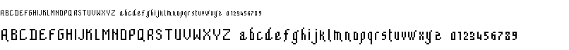 preview image of the Pixiecre font