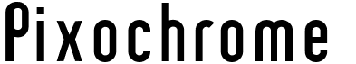 preview image of the Pixochrome font