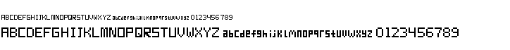 preview image of the Pixur font