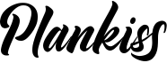 preview image of the Plankiss font