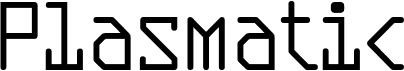 preview image of the Plasmatic font