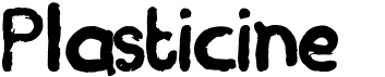 preview image of the Plasticine font