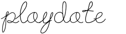 preview image of the Playdate font