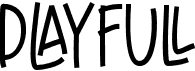 preview image of the Playfull font