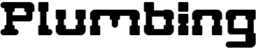 preview image of the Plumbing font