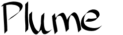 preview image of the Plume Plume font