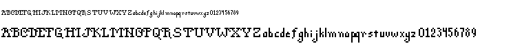 preview image of the Po$h Pixels font