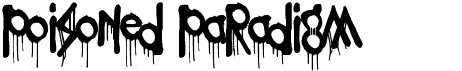 preview image of the Poisoned Paradigm font