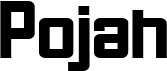 preview image of the Pojah font