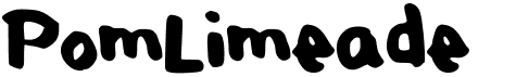 preview image of the PomLimeade font
