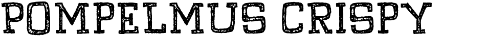 preview image of the Pompelmus Crispy font