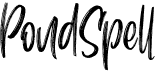 preview image of the Pondspell font
