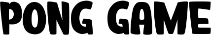 preview image of the Pong Game font