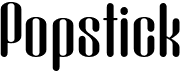 preview image of the Popstick font