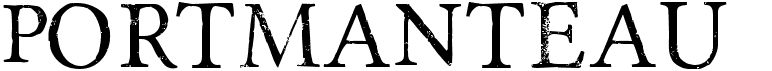 preview image of the Portmanteau font