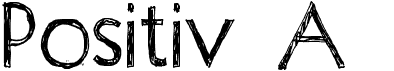 preview image of the Positiv-A font