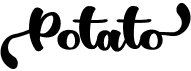 preview image of the Potato font