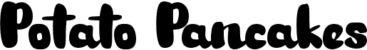 preview image of the Potato Pancakes font