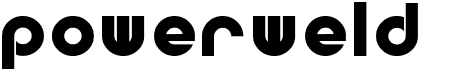 preview image of the Powerweld font