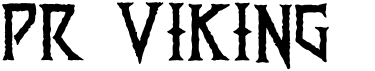 preview image of the PR Viking font