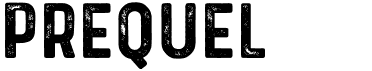preview image of the Prequel font