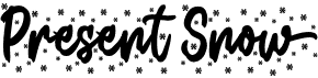 preview image of the Present Snow font