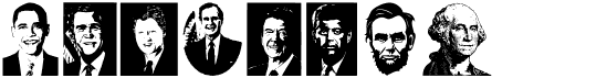 preview image of the Presidents of the United States of America font
